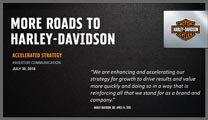 More roads to Harley-Davidson™